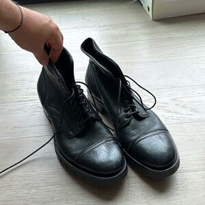 Santoni Leather Boots